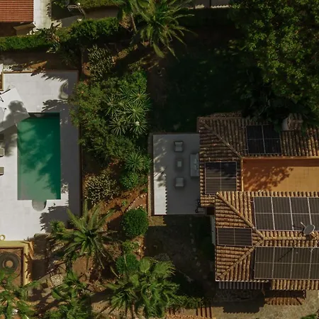 Villa In Elviria, A Retreat Among Palm Trees, With Private Heated Pool And Barbecue, Marbella